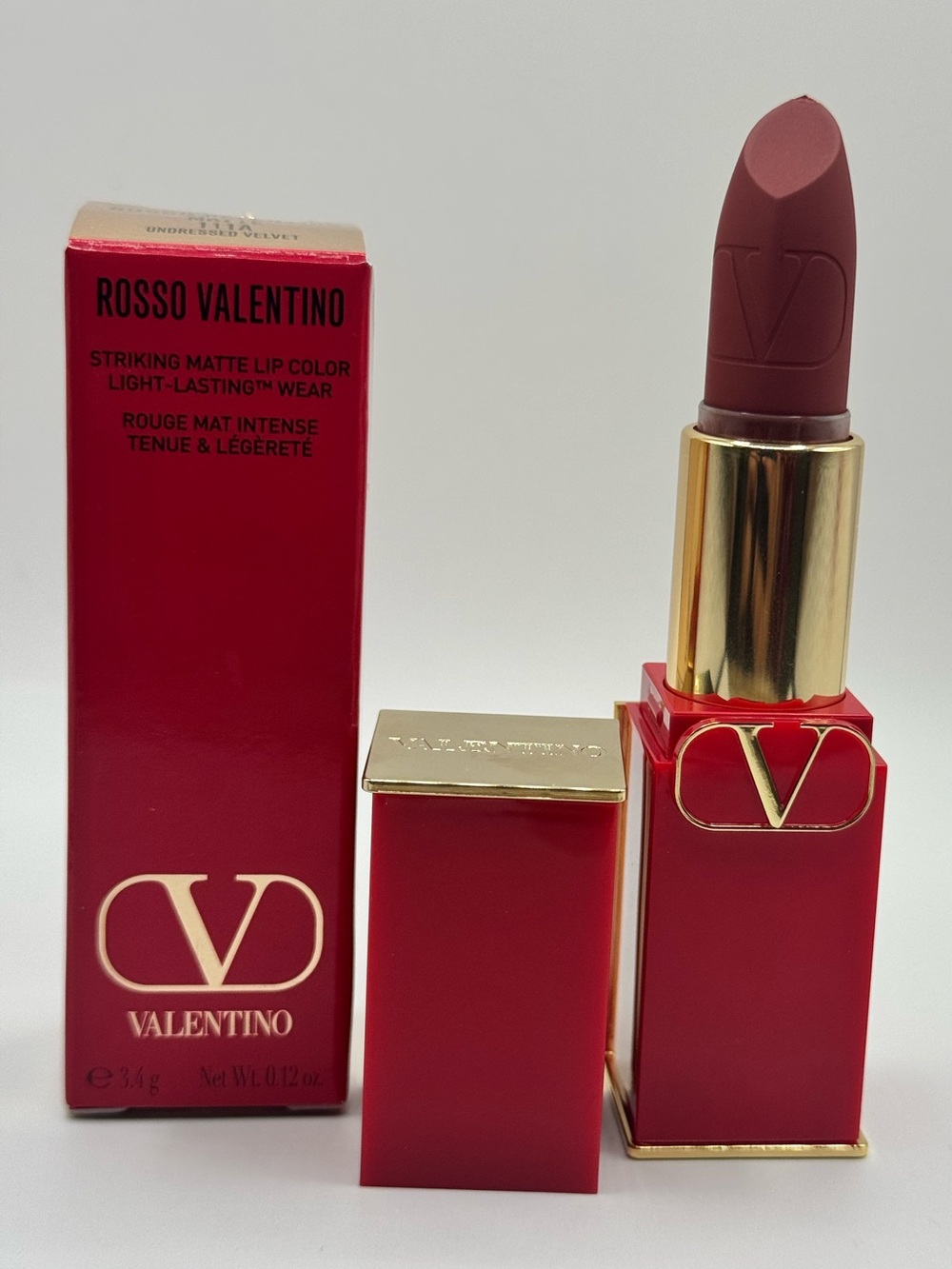 Valentino Rosso Valentino Matte Lipstick — Deep Rose